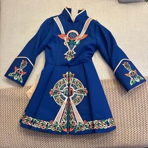 Girls Irish Feis Dress for Irish Dance Competition